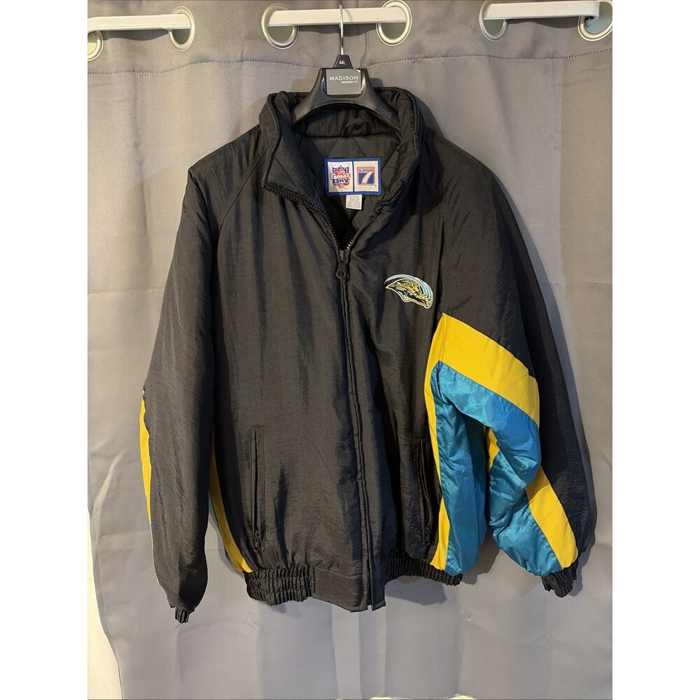 Vintage 90’s Game Day Logo 7 Zipper Jacket Jacksonville Jaquars Large